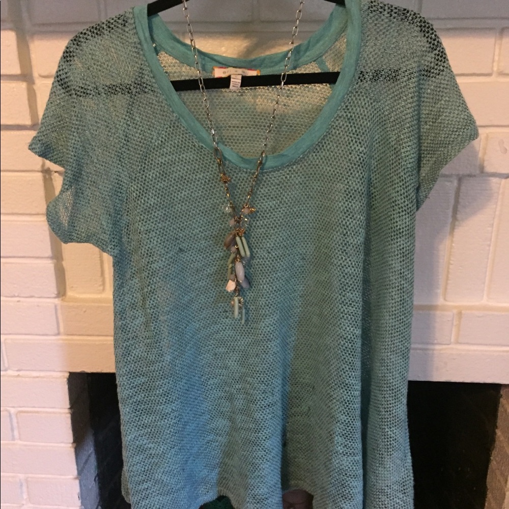 Anthropologie Woven Top